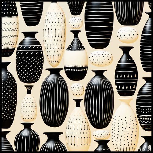 Plakat 90x90cm Monochromatyczna Harmonia na Arena.pl