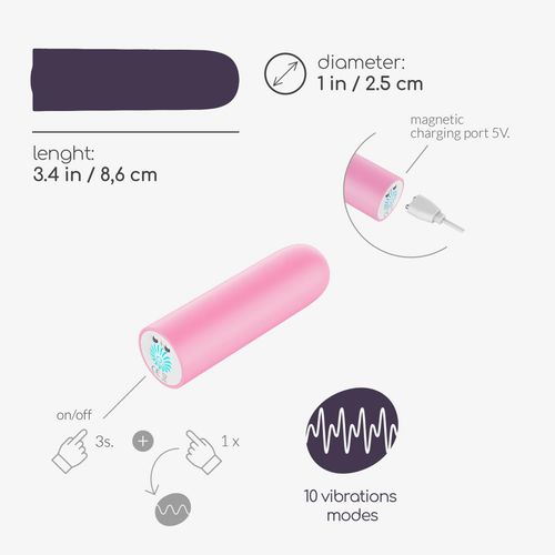 Quackers Usb Rechargeable Vibrating Bullet Pink Crushious na Arena.pl
