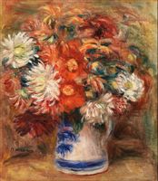 Bouquet, Pierre-Auguste Renoir - plakat 50x70 cm