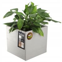 DONICZKA DONICA NA KÓŁKACH EKO 40x40CM SZARA