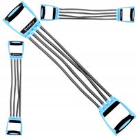 EKSPANDER DO ĆWICZEŃ TRENINGOWY GUMOWY 4 SPRĘŻYN HMS WYTRZYMAŁY