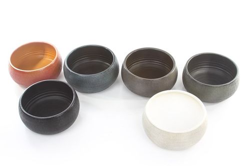 złota osłonka na drzewko BONSAI złote niskie doniczki PORTO BOWL 27/13 cm na Arena.pl