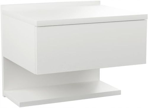 SZAFKA NOCNA WISZĄCA BIAŁA NAKASTLIK SZUFLADA PÓŁKA 35x32cm PRODUKT na Arena.pl