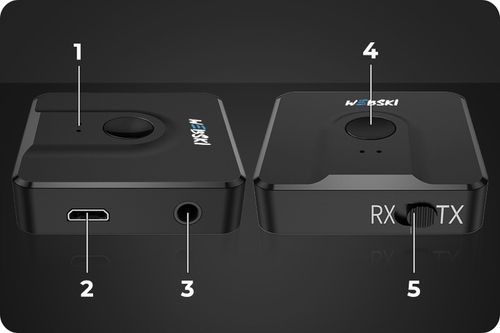 TRANSMITER AUDIO BLUETOOTH NADAJNIK/ODBIORNIK AUX na Arena.pl