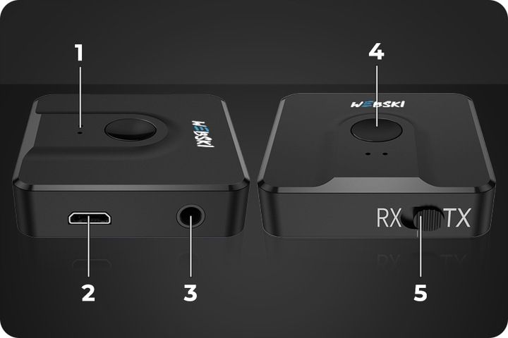 TRANSMITER AUDIO BLUETOOTH NADAJNIK/ODBIORNIK AUX zdjęcie 11