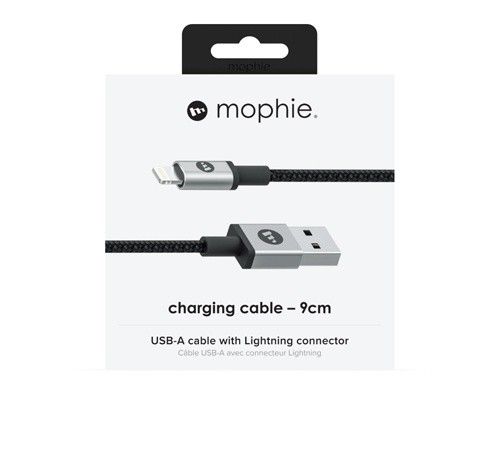 Kabel Mophie Lightning - USB-A 9cm (czarny) na Arena.pl