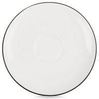Spodek Pod Filiżankę Mały Talerzyk Porcelanowy Biały na Przekąski 13 cm
