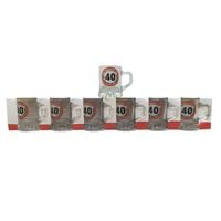 kieliszek kufelek 6szt. 40-tka 25ml