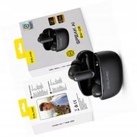 TWS słuchawki BW-08 translator AI czarne real-time do Realme 14x 5G