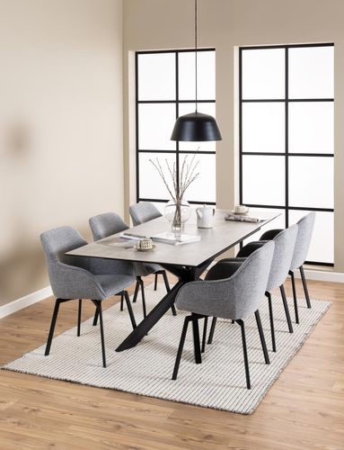 Stół Irwine 168/210x90cm grey Anista na Arena.pl