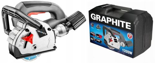 GRAPHITE Bruzdownica 1320W tarcza 125x22.2mm waliz na Arena.pl