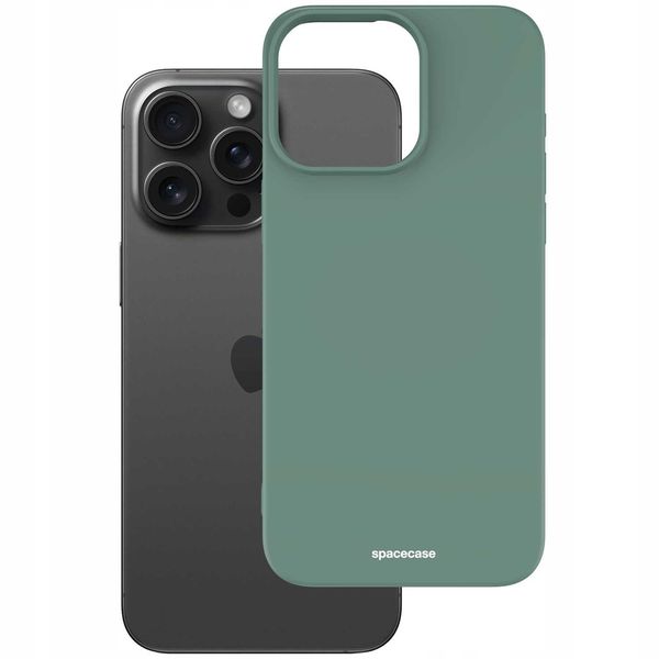 Spacecase Silicone Case Iphone 15 Pro Max Dark Green zdjęcie 2