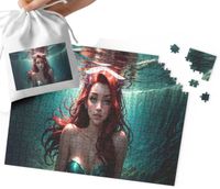 PUZZLE TRADYCYJNE - SYRENKA SYRENA SUPER WZORY PREZENT 96EL + WORECZEK