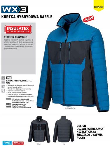 PORTWEST KURTKA SOFTSHELL WX3 BAFFLE T752 M na Arena.pl