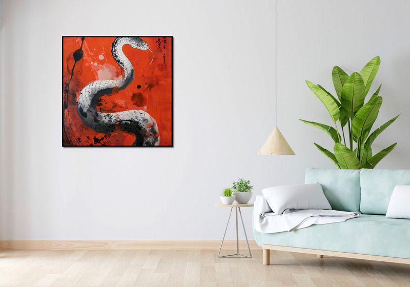 Plakat 90x90cm Smoczy Oddech Węża zdjęcie 4