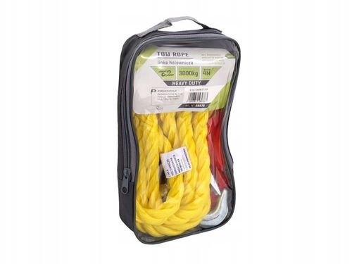 LINKA HOLOWNICZA DMC DO 3000 KG PLECIONA Z HAKAMI, 4 M, HEAVY DUTY na Arena.pl