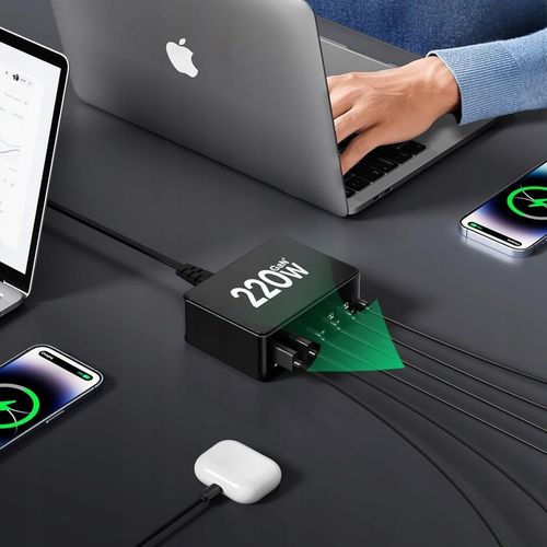 ŁADOWARKA USB C 220W STACJA ŁADUJĄCA na Arena.pl