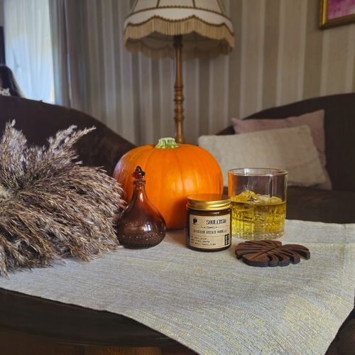 Zestaw Jesień Świece Sojowe na prezent w słoiku, handmade, 4x Świeca 100 ml na Arena.pl