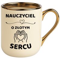 Kubek PREMIUM z dedykacją wyjątkowy elegancki prezent dla NAUCZYCIELA