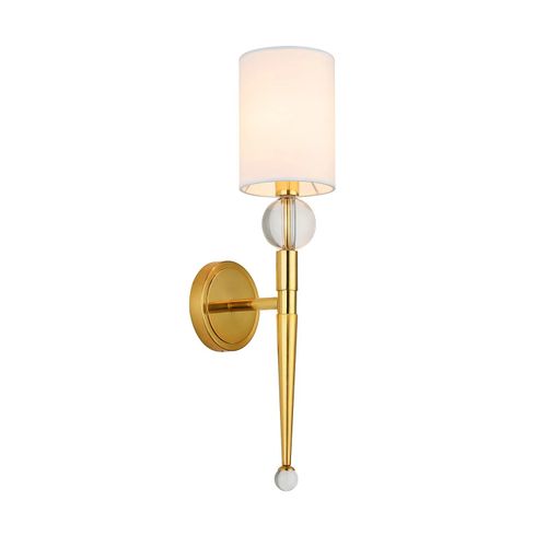Lampa ścienna DAMA złota 52 cm na Arena.pl