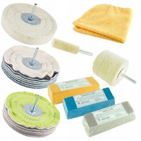 ZESTAW DO POLEROWANIA ALUMINIUM STALI DUŻE TARCZE!