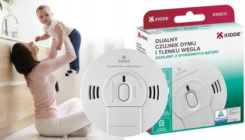 Czujnik czadu i dymu 2w1 Kidde K10SCO na Arena.pl
