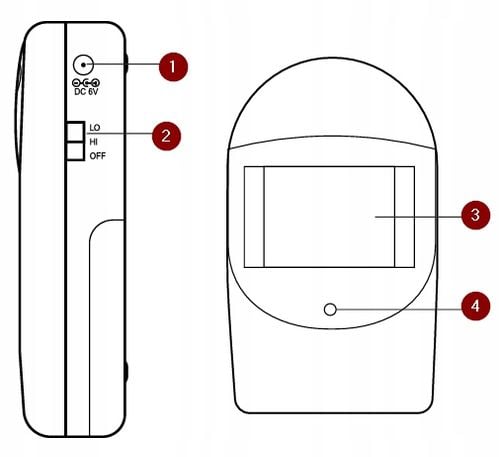 SYGNALIZATOR WEJŚCIA ALARM BEZPRZEWODOWY 2x CZUJNIK RUCHU PIR ZASIĘG na Arena.pl