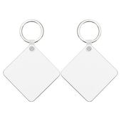 Dwustronny brelok z MDF-u do sublimacji - kwadrat