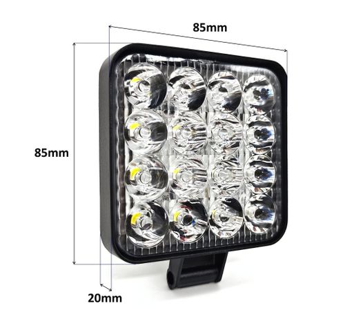 Lampa robocza LED IP67 2000lm 16 LED mała na Arena.pl