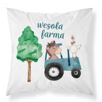 Poszewka ozdobna bawełniana 40x40cm WESOŁA FARMA PSBA04B