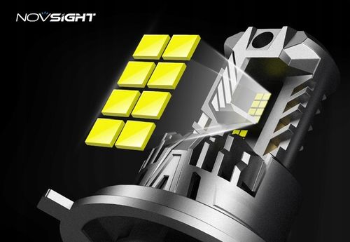 ŻARÓWKI LED H4 +700% BARDZO MOCNE BIAŁE 6500K 1:1 CANBUS na Arena.pl