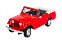 WELLY 1967 JEEPSTER COMMANDO ROADSTER CZERWONY 1:24 METALOWY NOWY MODEL