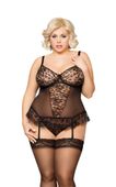Estella - Plus Size - Black Xl