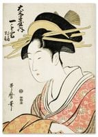 Plakat cyfrowy do wydruku japonia gejsza