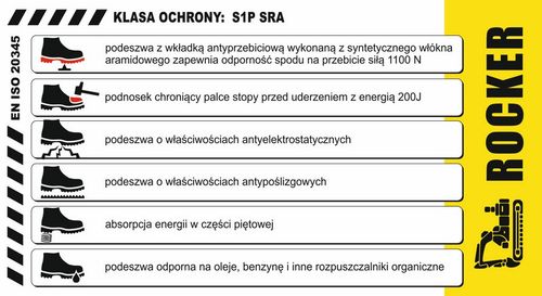 półbuty bezpieczne verde s1p sra rozmiar 45 - r-800-1245 na Arena.pl