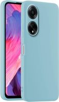 Etui Oppo A98 5G 6.7" – jasnoniebieskie silikonowe, matowe TPU HULLIN