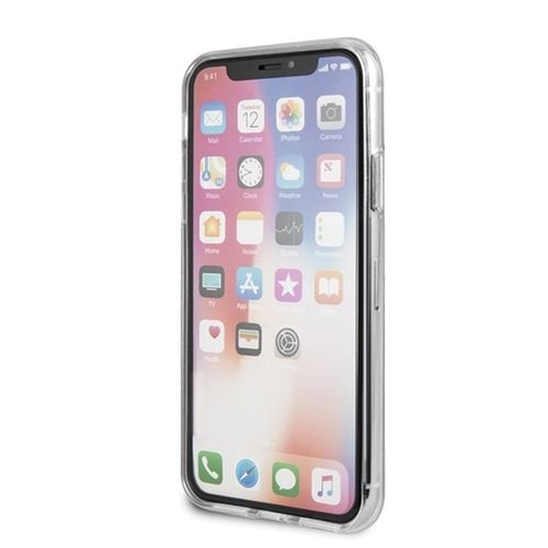 Guess Glitter Gradient - Etui iPhone Xs / X  (Pink/Blue) na Arena.pl