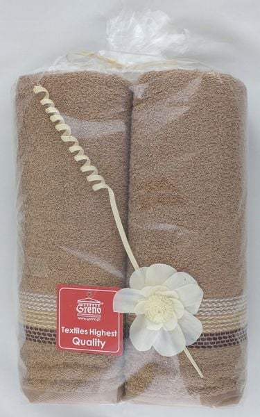 Komplet 2 ręczników Ombre 70 Greno beżowe zdjęcie 2