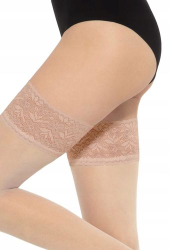 GATTA MICHELLE samonośne pończochy natural - 1/2 na Arena.pl