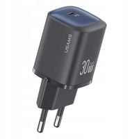 USAMS Ład. siec. CC251 30W GaN USB-C Fast Charging HC Series czarny/black C