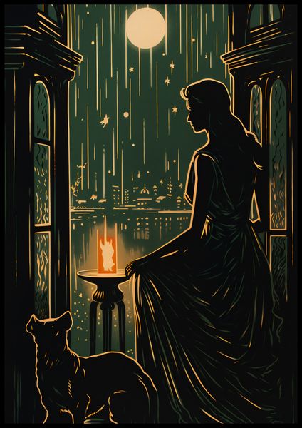 Plakat 70x100cm Nocne Szeptanie zdjęcie 2