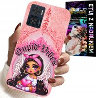 ETUI DO MOTOROLA MOTO E22 / E22I - CUPID VIBES Z UROCZĄ ANIOŁKIEM PLECKI