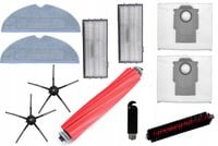 ZESTAW SZCZOTKI FILTRY MOPY WORKI do ROBOROCK S7 MaxV Ultra, S7 PRO