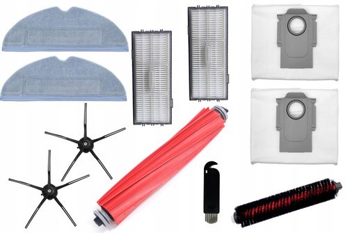 ZESTAW SZCZOTKI FILTRY MOPY WORKI do ROBOROCK S7 MaxV Ultra, S7 PRO na Arena.pl