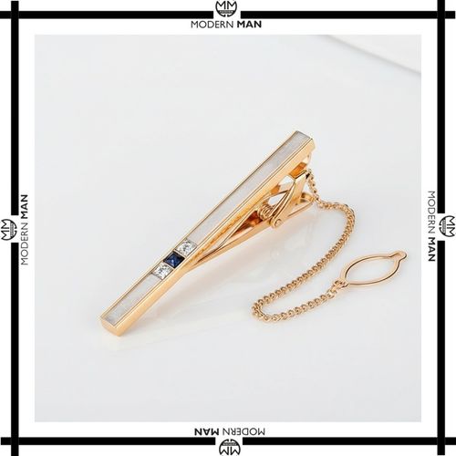 Spinka do krawata + PUDEŁKO złota klasyczna modna prezent dla Niego na Arena.pl