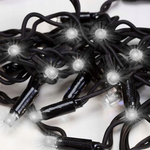 LAMPKI SOPLE 50LED ZEWNĘTRZNE IP65 PRO BIAŁE FLASH 2,5m GRUBE PROFESJONALNE na Arena.pl