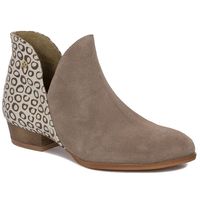 Botki damskie MACIEJKA 04091-55 ciemny beż skóra zamszowa r.39