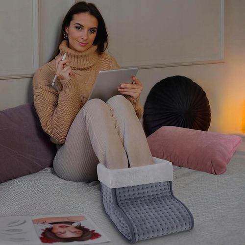 But Elektryczny Grzejący Ogrzewacz Do Stóp Ocieplacz Polarowy + Pilot Led na Arena.pl