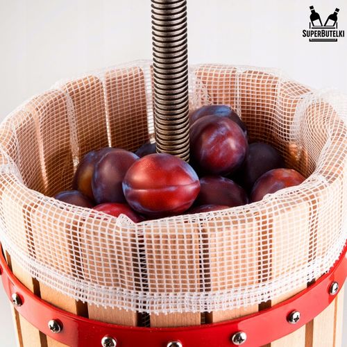 PRASA ŚRUBOWA RĘCZNA do OWOCÓW WINA SOKÓW OLIWY 6 L WYCISKARKA NIERDZEWNA na Arena.pl