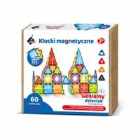Klocki magnetyczne 60 elementów